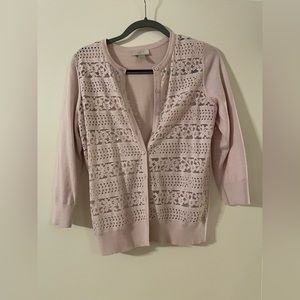 Lavender lace cardigan